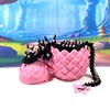 3D Printed Dragon, Black and Pink Cherry Blossom Dragon in