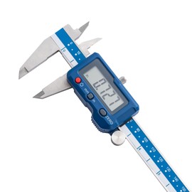 Dasqua 6”/150mm Digital Caliper, Stainless Steel Precision Measuring Tool with Advanced Dual Chip, Large LCD, Resolution 0.0005”/0.01mm, Accuracy ±0.001”/0.02mm