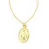 Jewelry Shop M Women's Necklace, Virgin Mary Medal, Simple, Hypoallergenic,