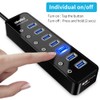 Powered USB Hub 3.0, Atolla 7-Port USB Data Hub Splitter