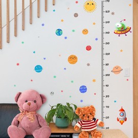 Tabla de Crecimiento para Niños, Tablas de Altura Para Niños, Gráficos de Crecimiento, Medidor Altura Pared Regla,Regla de Tamaño para Bebés y Niños,Pared Portátil linda Decoración de la habitación del hogar para Bebés Pequeños,Sala de estar, Decoración