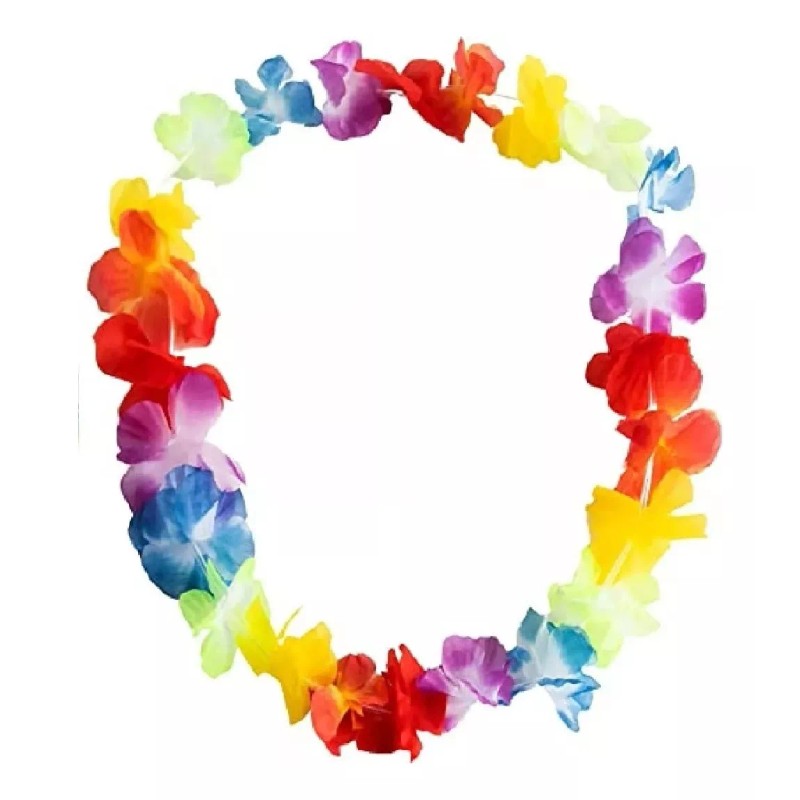KFMX 24 Collares Neón Estilo Hawaiano Fiesta Colores Batucada