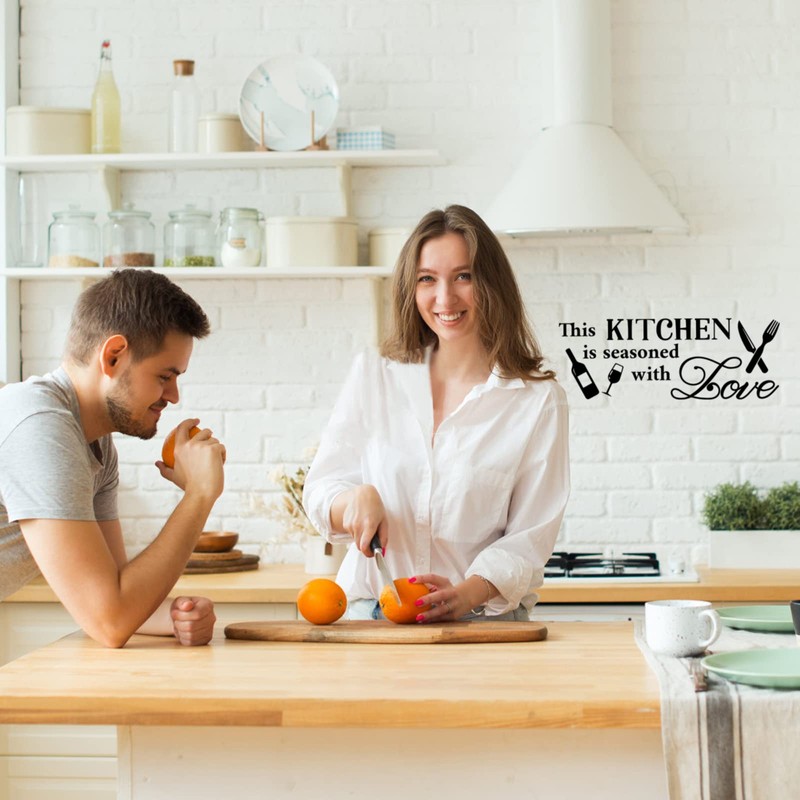 SUPERDANT Kitchen Wall Stickers This Kitchen is Seasoned with Love