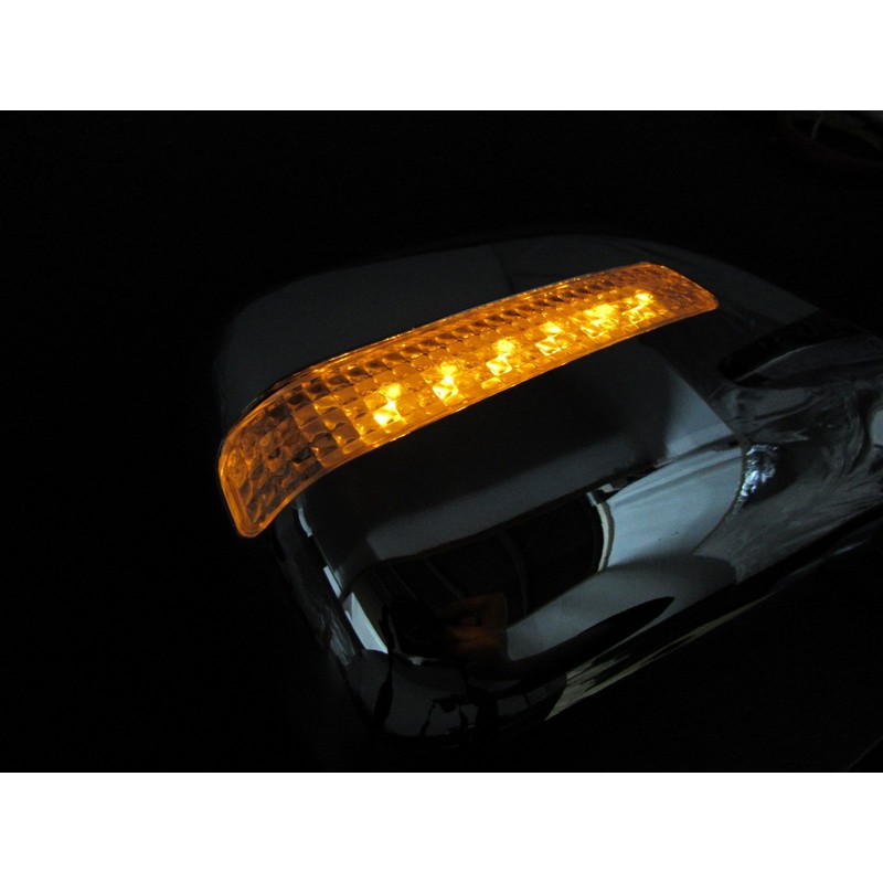 BRIGHTZ ランクル 80系 LEDウィンカーミラーカバー クロームメッキタイプ 【 MIR-SID-144 】 5353