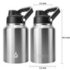 BJPKPK 64 oz Insulated Water Bottle, Dishwasher Safe Half Gallon