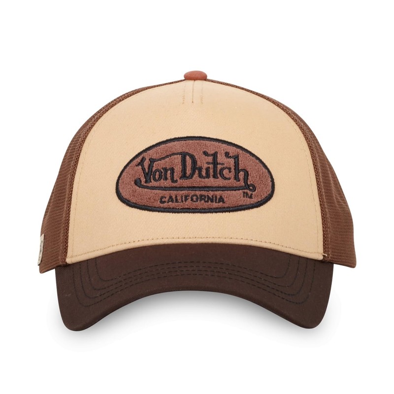 Von Dutch Mens Womens Womens Trucker Cap Terry Adjustable Cap,