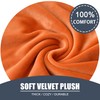 CONRUSER Recliner Chair Covers, 4-Piece Velvet Stretch Recliner Slipcover Single