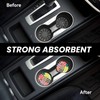 Checkered 2 Pack Car Cup Holder Coasters Absorbent Ceramic Coaster
