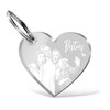 Chrisck Design Heart-Shaped Acrylic Keyring, Partner Love Gift, Mother's Day