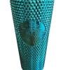Starbucks Summer 2023 Metallic Chrome Teal Blue Bling Studded 24