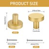 Wekuw Pack of 6 Cabinet Knobs, Furniture Knobs, Brass Drawer