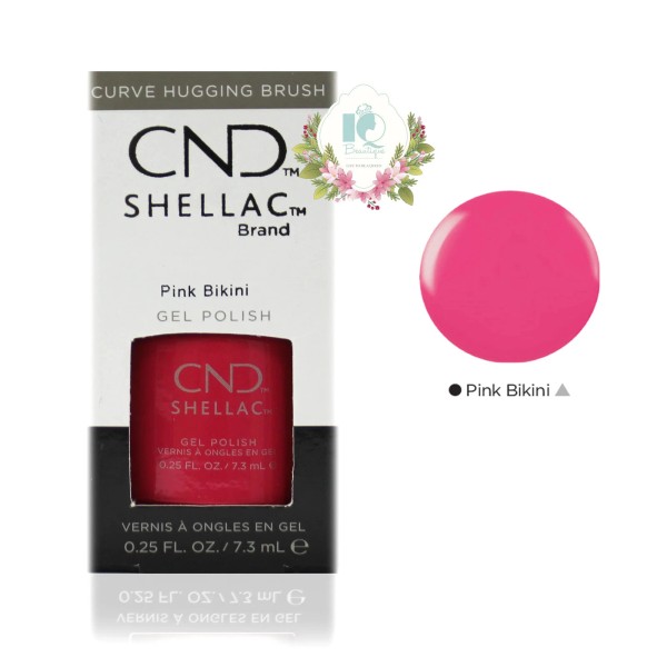 CND Shellac UV Gel Polish 0.25 oz NIB Pink Bikini