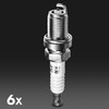 A-Premium Set of 6 Ignition Coil Pack and Iridium Spark