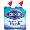 Clorox Toilet Bowl Cleaner Bleach, Rain Clean, 24 Fluid Ounces,