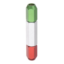 sourcing map Aluminum Alloy Pin Gage Handle 7-8mm Clamping Range Go No Double End Gauge Handle Industrial Tools for Plug Gage