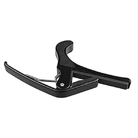 HIGHROCK Folk Acoustic Electric Guitar Banjo Trigger Capo for Acoustic and Electric Guitars, Banjo and Ukulele (Black)
