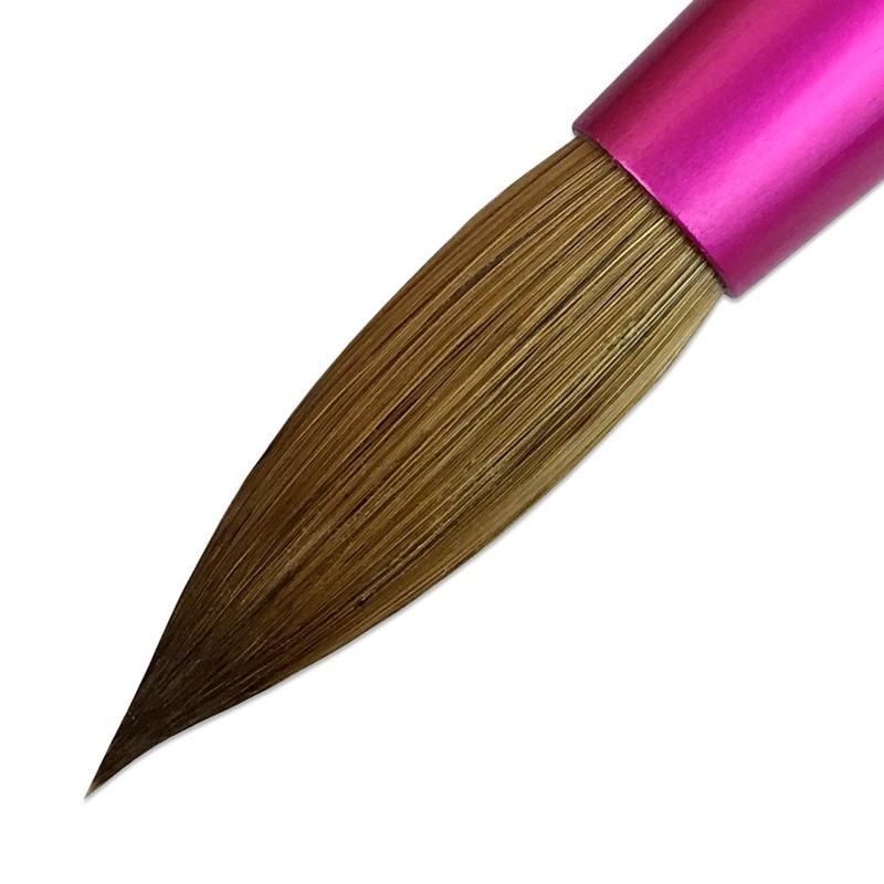PANA Pure Kolinsky Hair Acrylic Nail Brush - Round Shape