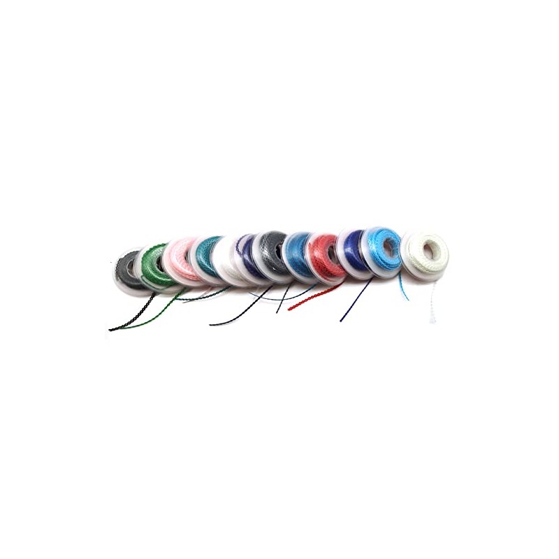 SNAWOP Cadena de energía dental de ortodoncia multicolor, bandas elásticas