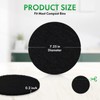 ENLOY 7.25 Inch Charcoal Filters for Kitchen Compost Bin, 12