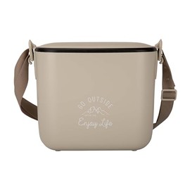 キャプテンスタッグ(CAPTAIN STAG) クーラーボックス クーラーバッグ 保冷バッグ ミニクーラーボックス 容量5.6L ショルダーベルト付 ベージュ モンテ UE-92