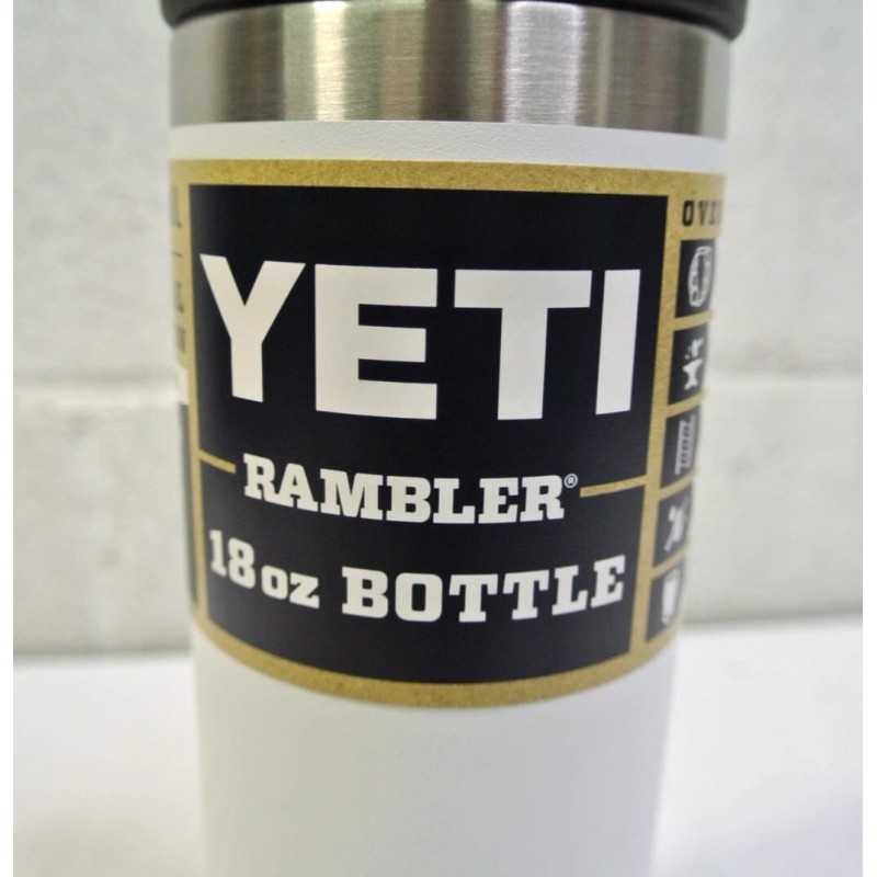 YETI Rambler 18oz Bottle with Chug Cap - White