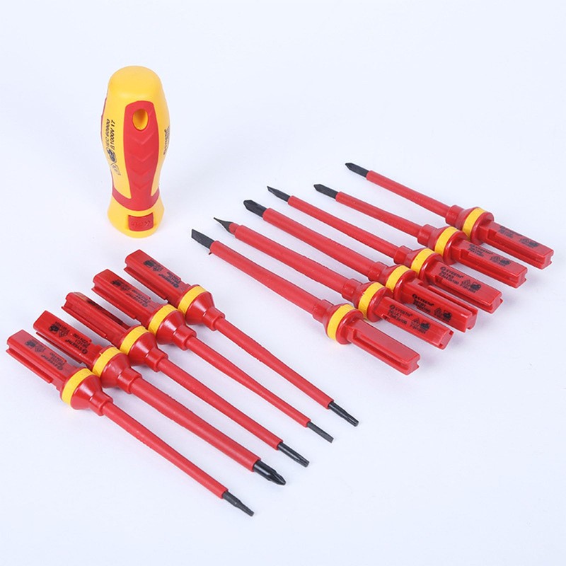 13 Piece Insulated Screwdriver Set VDE Insulated Slotted Screwdriver Phillips