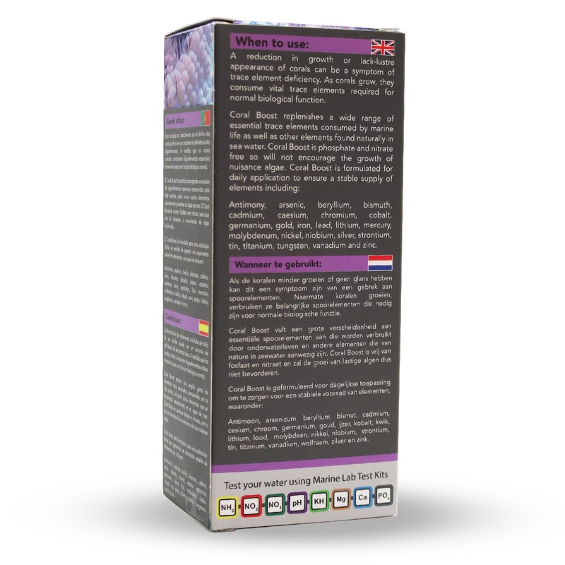 NT Labs Coral Boost, Replenishes 25 Trace Elements in Marine