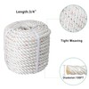 elfinrm Double Braid Polyester Rope, Arborist Rigging Rope High Strength