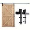 SMARTSTANDARD 9ft Barn Door Hardware kit, Barn Door Track, Sliding