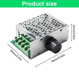 Motor Speed Controller 12 V: PWM DC 7-80 V 30 A Motor Speed Controller 12 V 24 V 48 V 60 V 70 V DC Motor Controller with Rotary Knob Voltage Regulator 12 V Electronic Voltage Regulator Motor Governor