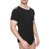 Landofgenie Men's Onesie Short Sleeve One-Piece Pyjamas for Men Leotard