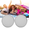 5in Plastic Frame White Mesh Car Audio Speaker Grill Guard