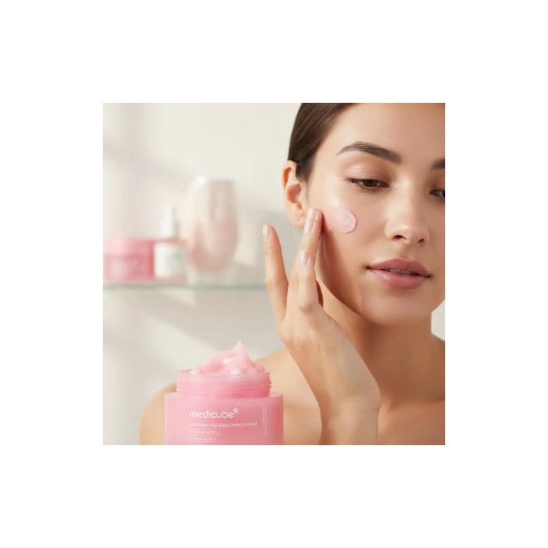 Medicube Crema Cápsula Colágeno Rosa Pdrn Pink Peptide Serum