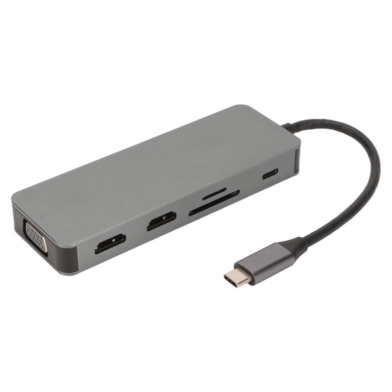 USB C Hub USB C to 3USB 2xHDTV VGA USB