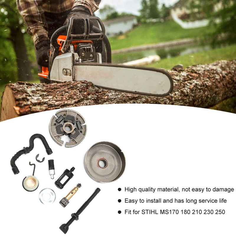 SOULONG Chainsaw Clutch, MS170 180 210 230 250 Parts with