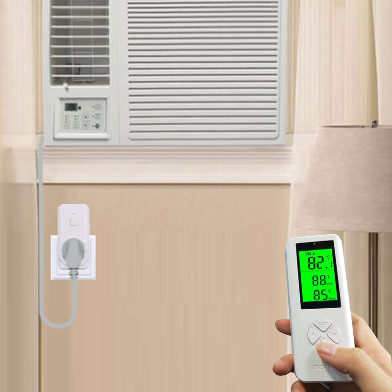 WTC100 Wireless Temperature Controlled Socket, Digital Plug Thermostat Outlet with