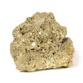 REBUY Natural Energised Peru's Golden Pyrite Rough Raw Stone | Peru's Original Pyrite 70 grm |Yoga Meditation Crystal Gifts | Positive Energy New Home House Warming Gifts