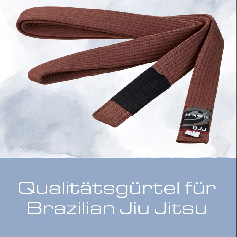 Ju-Sports Brazilian Jiu-Jitsu Belt, Brown, A2 (290)
