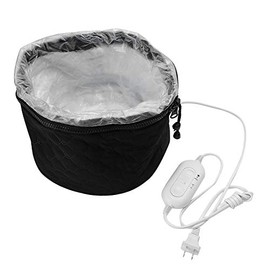 Brrnoo Gorro de Vaporizador de Pelo Térmico Eléctrico, Gorro de Tratamiento de Calefacción con Control de Temperatura, Gorro de Tratamiento de Aceite Caliente Ajustable para el Cuidado del Cabello