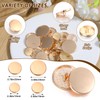 Pack of 24 Gold Buttons, Gold Buttons, 4 Sizes, Gold-Plated
