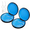 2 Pack Retainer Case, Compatible with Invisalign, Slim Aligner Case