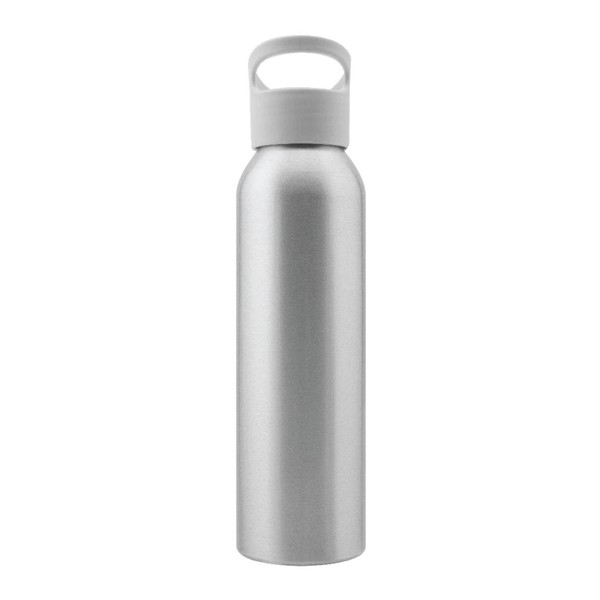 Thirsty Rhino Aerro, 20 oz Aluminum Water Bottle Tumbler, Silver (Set of 4)