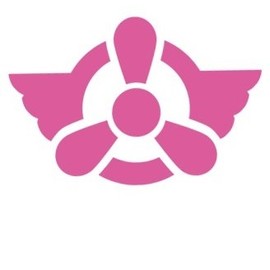 3 Inch Skye Logo Sky Patrol Pup Wall Decal Sticker Pups Puppy Puppies Dog Dogs Removable Peel Self Stick Adhesive Vinyl Decorative Art Kids Room Home Decor Children 3 x 2 inches