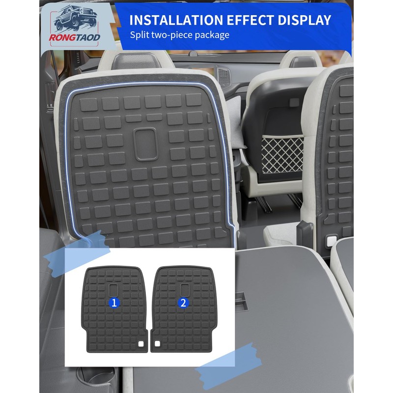 Rongtaod Cargo Mat Compatible with 2020-2025 Hyundai Palisade 7 Seats