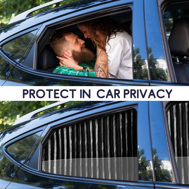 ZATOOTO Car Window Shades for Side Window 4 Pack Magnetic