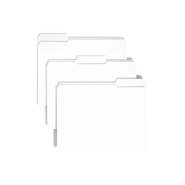 Smead File Folder, Reinforced 1/3-Cut Tab, Letter Size, White, 100 per Box (12834)