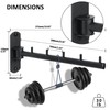 Mooche Swing Clothes Hanger Rack, Garment Racks Folding Clothes Bar