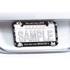 Pet Rescue License Plate Frame - UV Printed Plastic