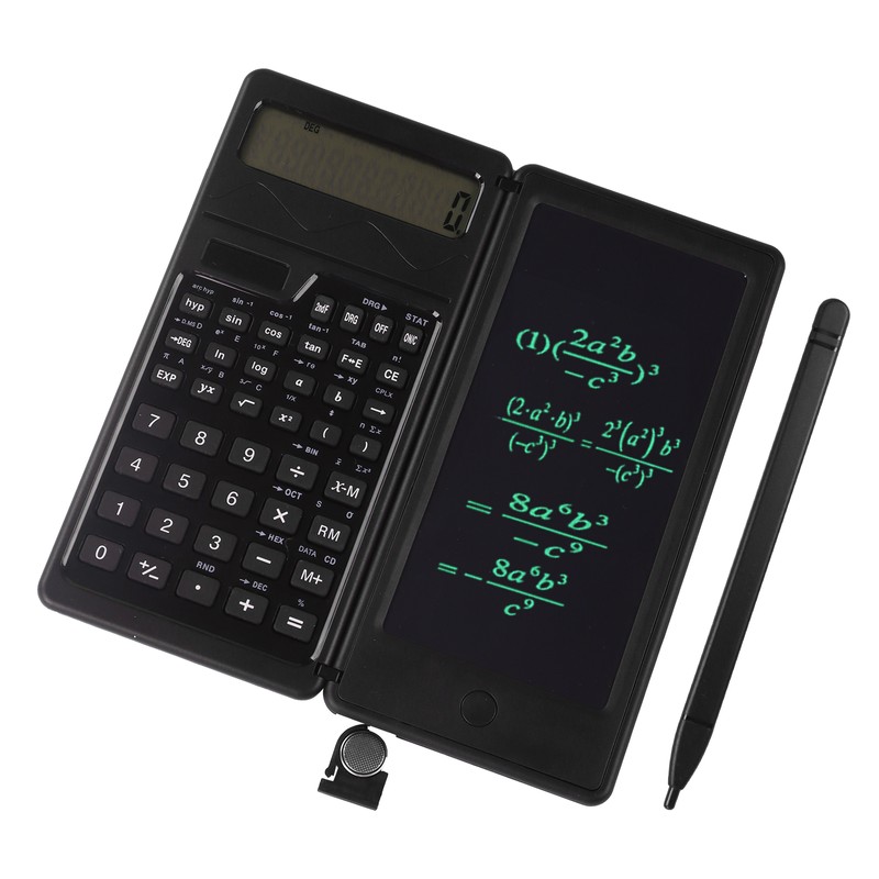 Scientific Calculator with 6 Inch Writing Board and Pen Dual