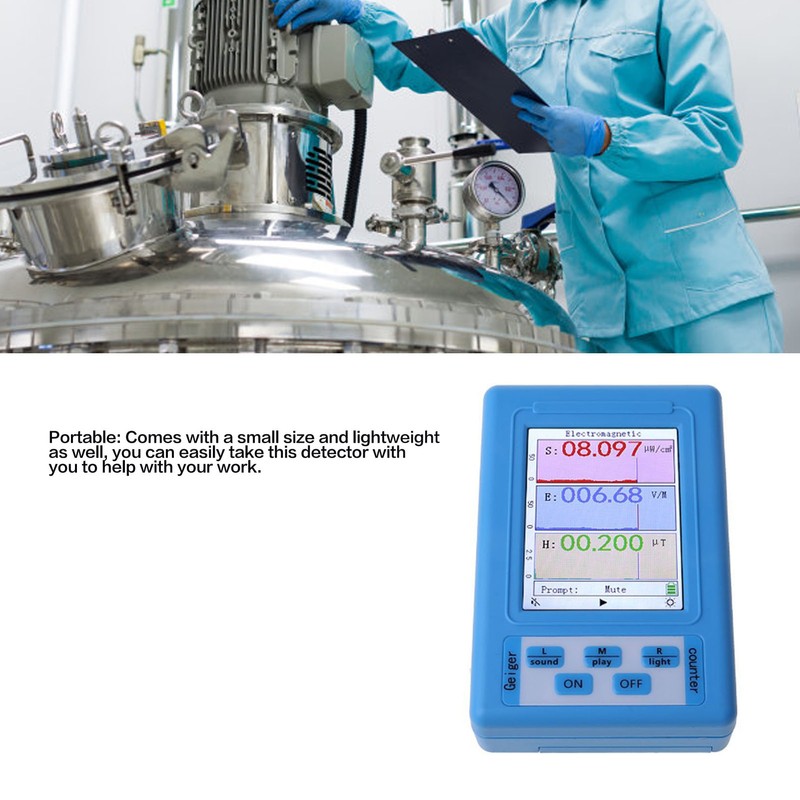 Electromagnetic Radiation Meter Sensitive Accurate Measurement Radiation Detector